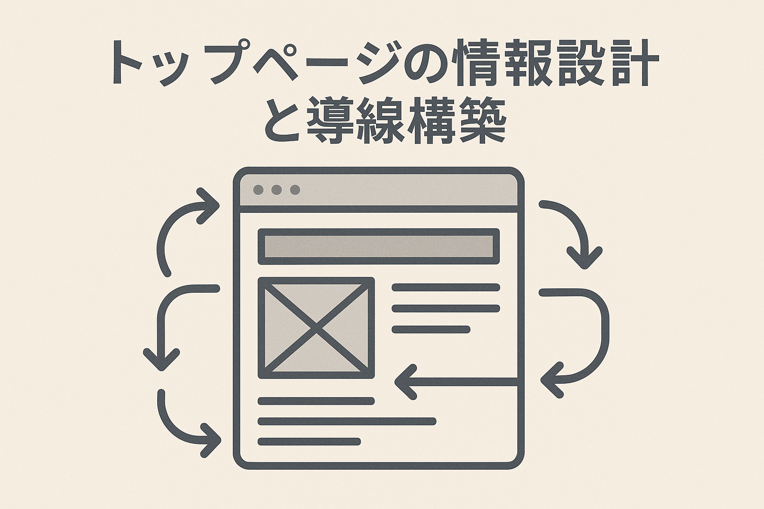 【Tplus株式会社が教える】トップページの情報設計と導線構築