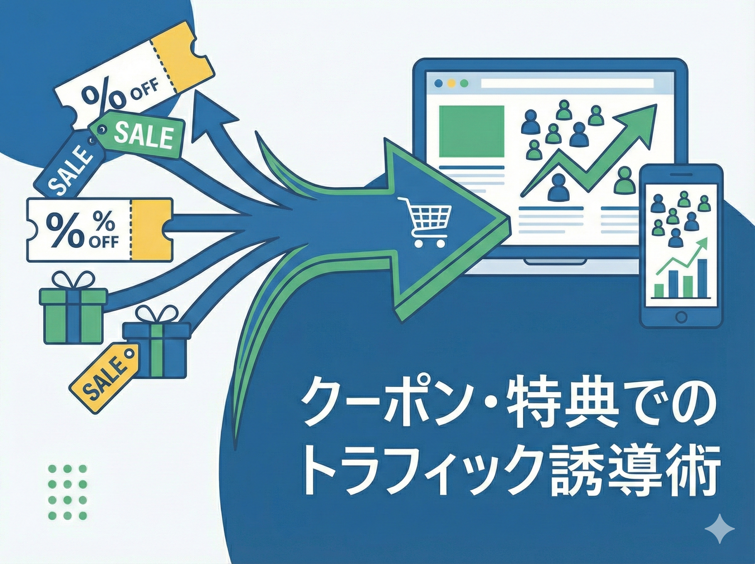 【Tplus株式会社が教える】クーポン・特典でのトラフィック誘導術